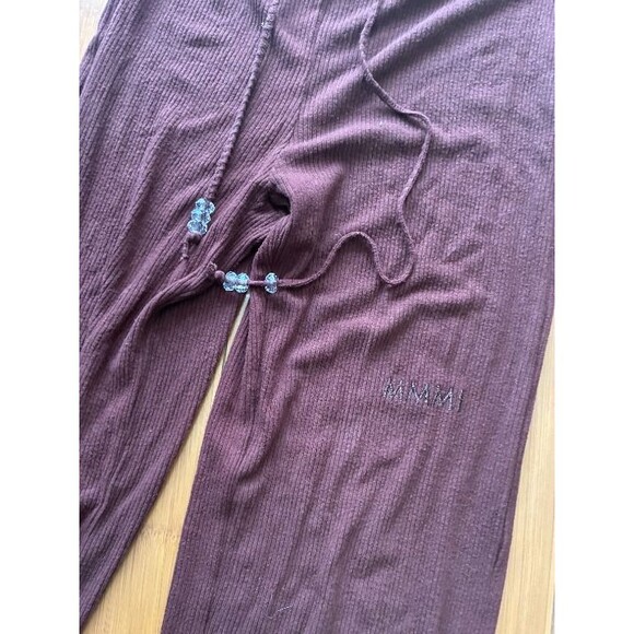 My Mum made it Soft Rib Twist Lounge Pants- Pecan sz Small - Picture 4 of 7